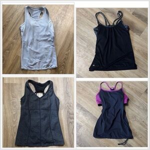 4 workout bra tops Athleta & 3 others this is a bundle size small